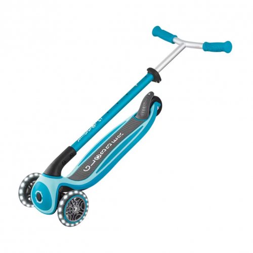 Master Lights 3-Wheels Foldable Scooter - Aqua