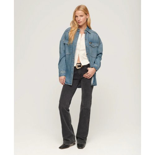 Denim Overshirt - Antique Blue