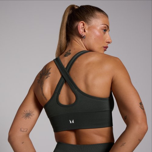 MP Women's Shape Seamless Sports Bra - Dark Shadow - Gallery Thumbnail 4