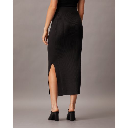 Soft Ribbed Lyocell <span style='filter: blur(2.5px);'>****</span> Skirt