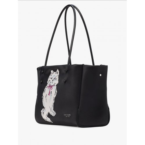 Whiskers Crystal Embellished Medium Everything Tote