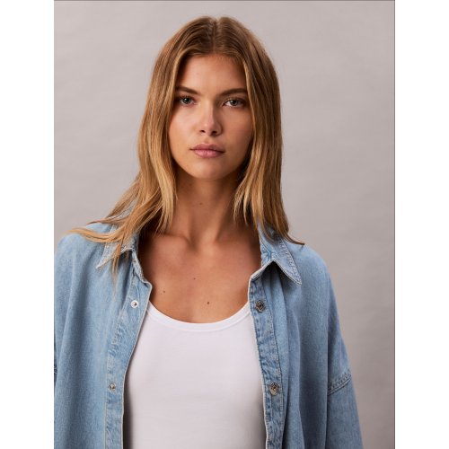 Cotton Linen Denim Shirt
