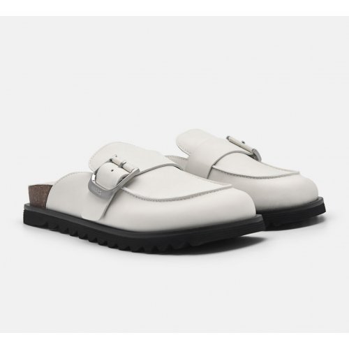  Women's Helix Mules - White 