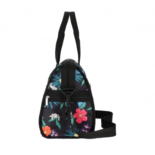 Wild Flower Watercolor Deluxe Medium Weekender