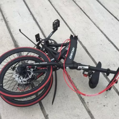 Foldable Bicycle | HA-02 Steel | 20 Inch 7 Speed Shimano | Black