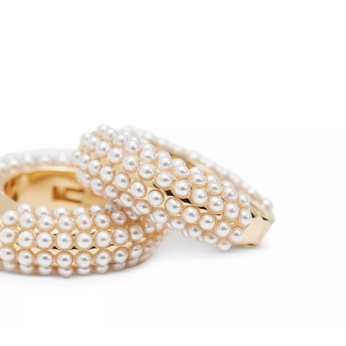ALLSAINTS Chunky Imitation Pearl Huggie Earrings