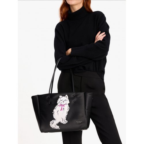 Whiskers Crystal Embellished Medium Everything Tote