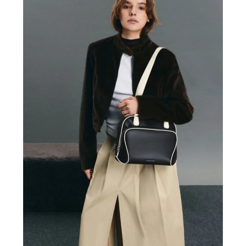  Nelly Two-Tone Boxy Backpack - Multi 