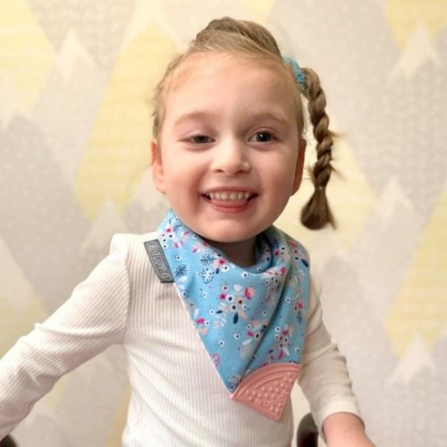 Cheeky Chompers Medium Neckerchew - Botanical Bloom