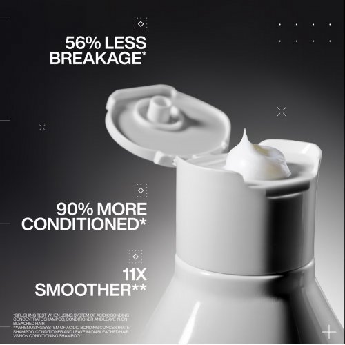 Redken Acidic Bonding Concentrate Shampoo and Conditioner 500ml with Shampoo 75ml, Conditioner 50ml and Leave-In Treatment 30ml 