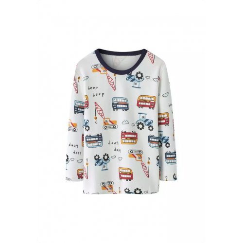 Little Kooma Baby Kids Pajamas Vehicles Top n Pants Set