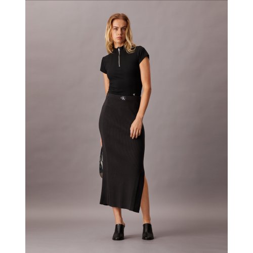 Soft Ribbed Lyocell <span style='filter: blur(2.5px);'>****</span> Skirt