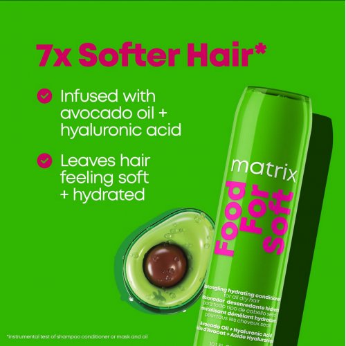Matrix Food for Soft Hydrating Shampoo 300ml, Conditioner 300ml, Multi-Use Hair Oil Serum 50ml and Mini Miracle Creator 20 45ml 