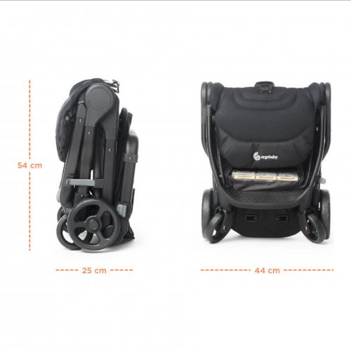 Ergobaby Metro+ Compact City Stroller - Slate Grey