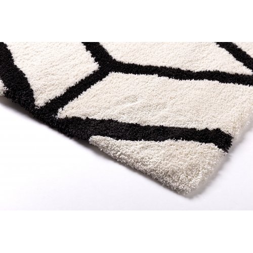 Play High Pile Rug - Trellis White (2 Sizes)