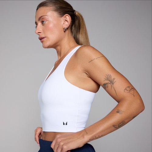 MP Women's Active Racer Back Vest - White 