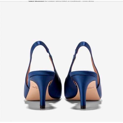  Women's VANDAM SLING BACK PUMP 65MM - Blue