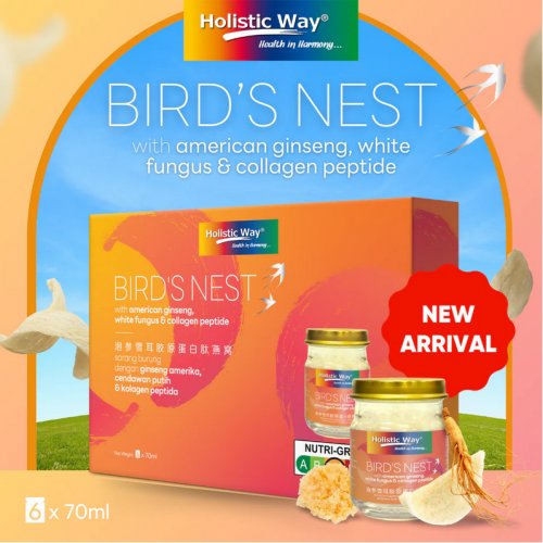 Bird's Nest with American Ginseng, White Fungus and Collagen Peptide