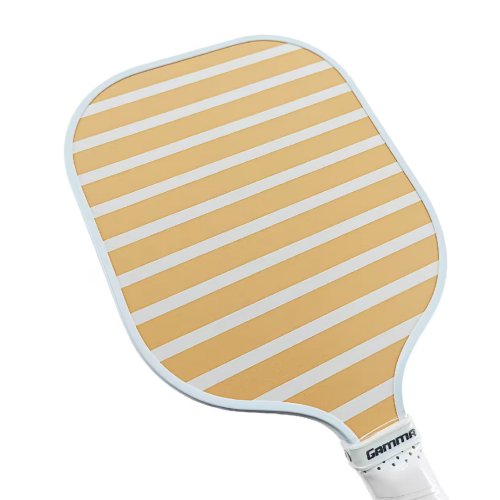 Pickleball Paddle Fusion Fashion (Orange & Beige)