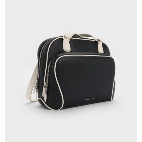  Nelly Two-Tone Boxy Backpack - Multi 