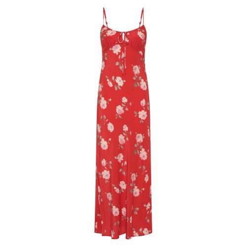 Anne Tie Slip Maxi Dress - Gallery Thumbnail 4