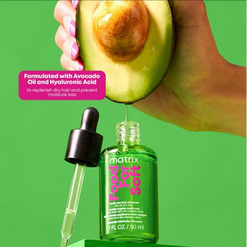 Matrix Food for Soft Hydrating Shampoo 300ml, Conditioner 300ml, Multi-Use Hair Oil Serum 50ml and Mini Miracle Creator 20 45ml 
