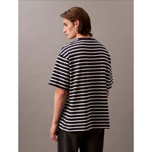 Bold Stripe Heavyweight Cotton Tee