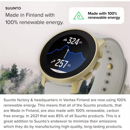 Suunto 9 Peak Pro Gps Sports Watch Pearl Gold​