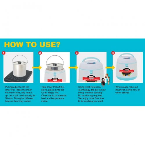 Endo 1.5L THERMAL MAGIC COOKER