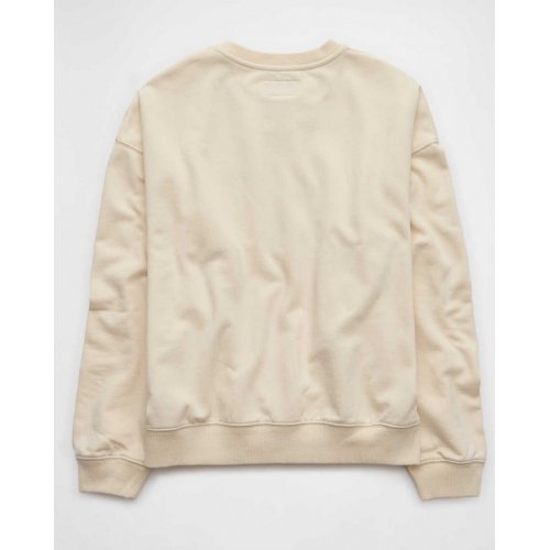AE Logo Graphic Relaxed Crew Neck Sweatshirt