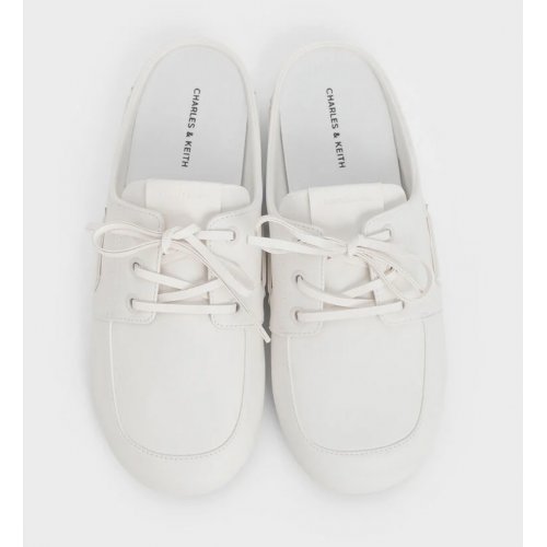  Jude Slip-On Boat Shoes - White