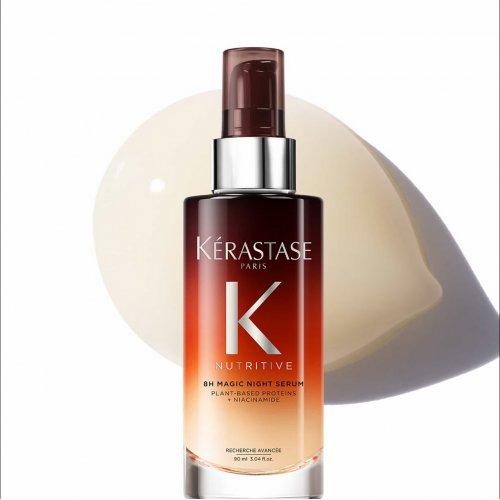  Kérastase Nutritive Nourishing Hair Serum With Niacinamide, Overnight Leave-In Treatment for Dry Hair 90ml 