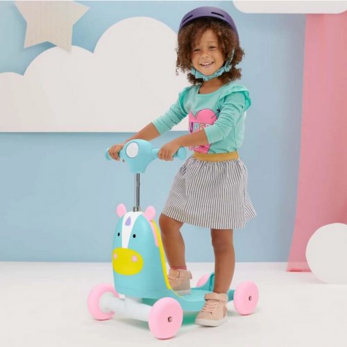 Skip Hop Zoo 3-in-1 Ride On Toy - Unicorn
