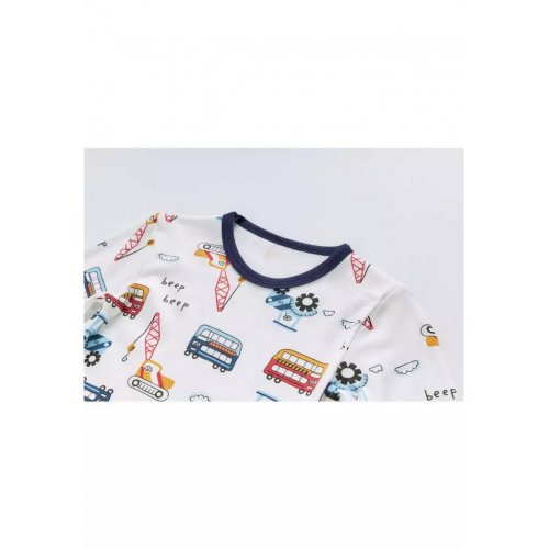 Little Kooma Baby Kids Pajamas Vehicles Top n Pants Set