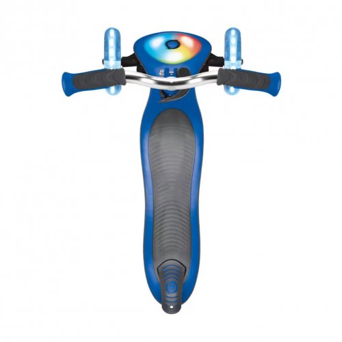 Globber Elite Prime Lights 3-Wheels Scooter - Navy Blue