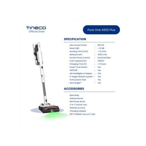 Tineco Pure One A50S Plus