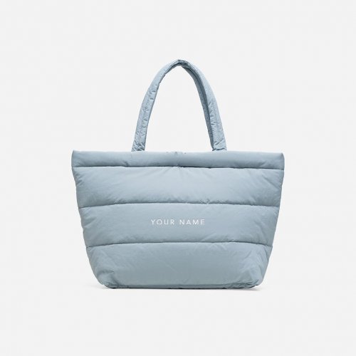 Nomad Large Puffer Tote Bag - Powder Blue 