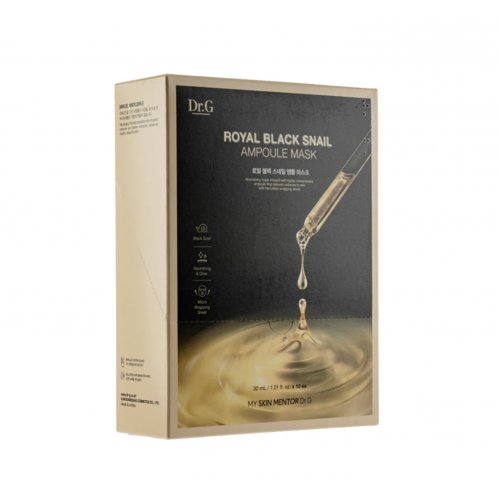 Dr.G Royal Black Snail Mask 10PCS