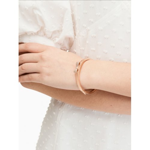 Ready Set Bow Pave Bow Bangle