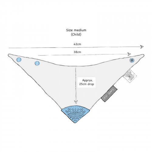 Cheeky Chompers Medium Neckerchew - Botanical Bloom