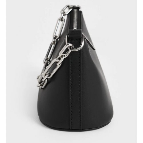  Robyn Elongated Chain-Handle Bag - Noir 