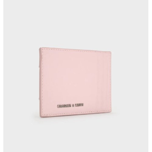  Ivette Woven Card Holder - Cotton Candy Pink 