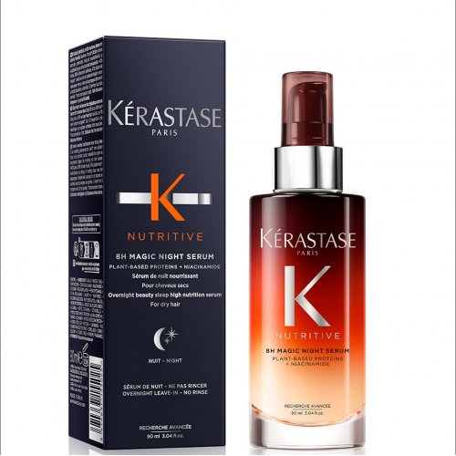  Kérastase Nutritive 8Hour Serum & Elixir Hair Oil with Nutritive Shampoo and Conditioner Bundle 
