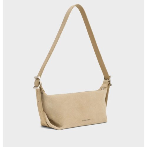 Larsen Buckle-Strap Shoulder Bag - Nutmeg Beige 