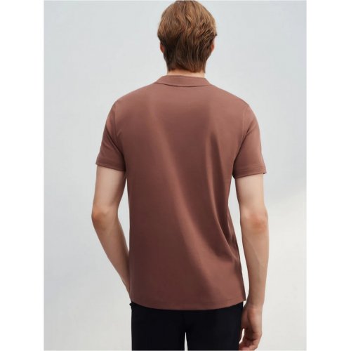 Aqua Soft Cotton Smart Fit Short Sleeve T-Shirt with Logo