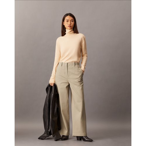  Cotton Chino Relaxed Trousers