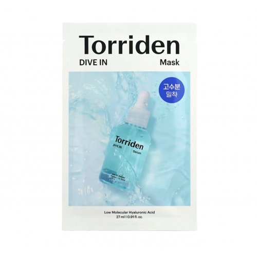 Torriden Dive In Low Molecular Hyaluronic Acid Mask 10pcs