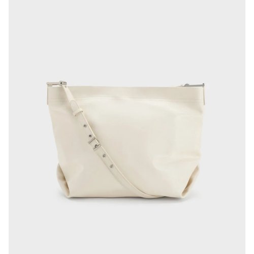 Sianna Slouchy Hobo Bag - Cream