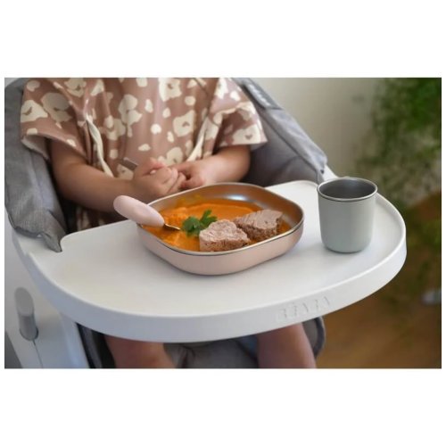 Beaba Stainless Steel Meal Set - Clay