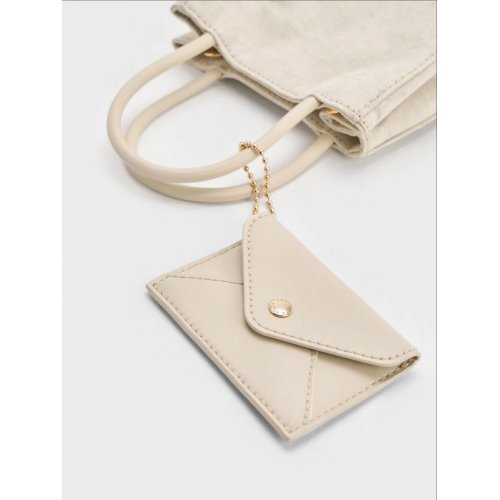  Matina Linen Elongated Tote Bag - Beige 